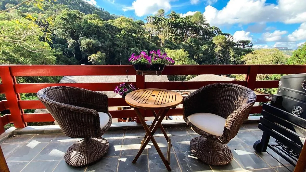 公寓 Dolomitas Refugio Campos Do Jordao Apto Inteiro Com Lareira 巴西